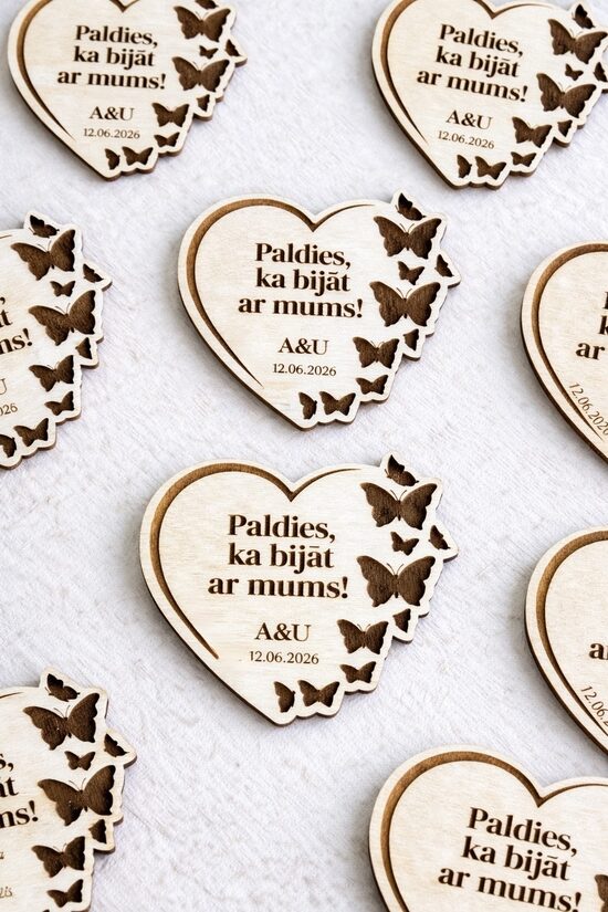 Personalizēti koka magnēti