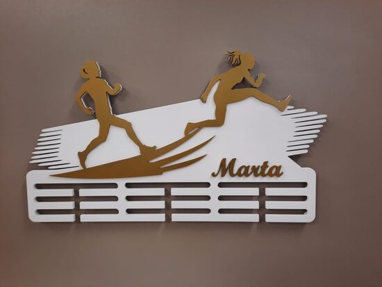 Personalizēts medaļu stends