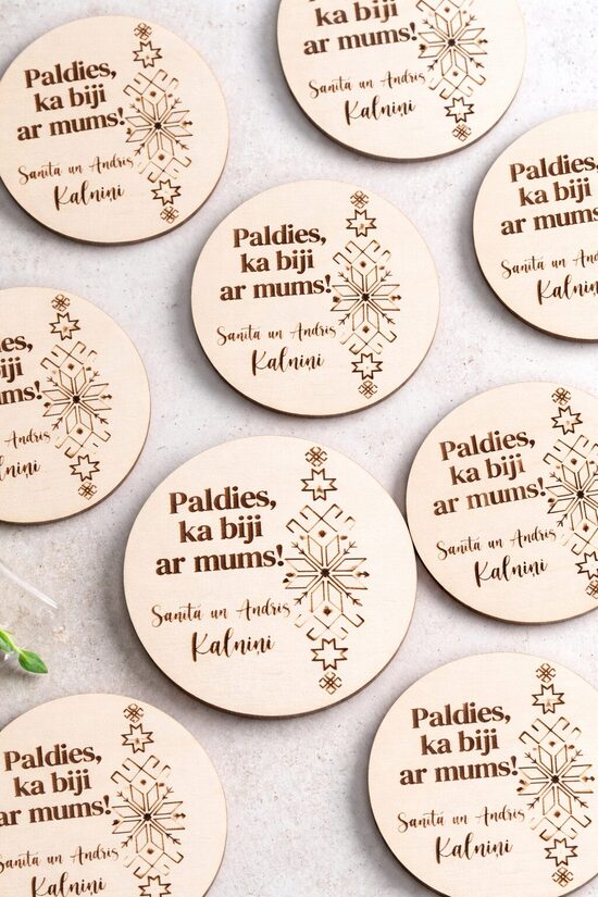 Personalizēti koka magnēti