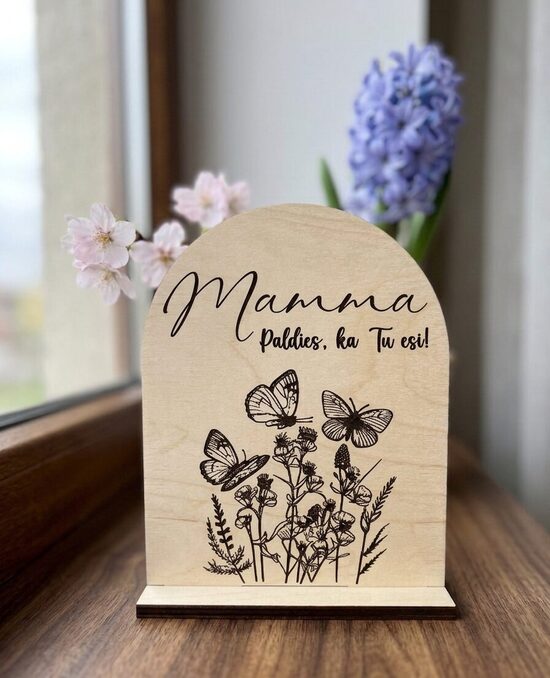 Dāvana Mātes dienā, personalizēts dekors 