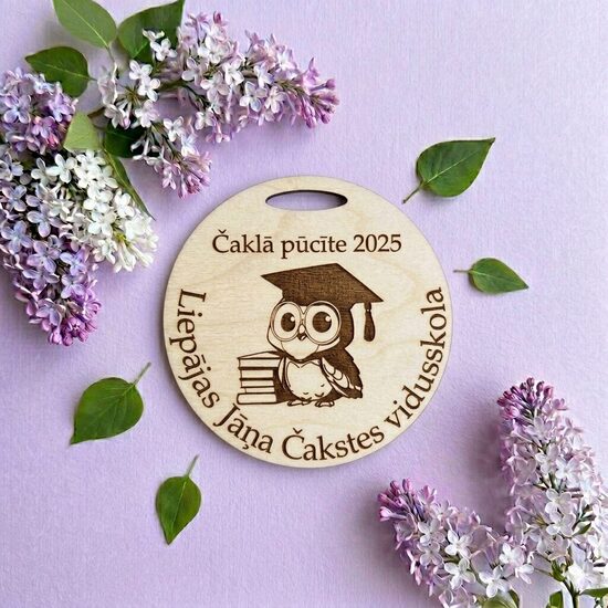 Personalizētas koka medaļas- bērnudārza izlaidumam