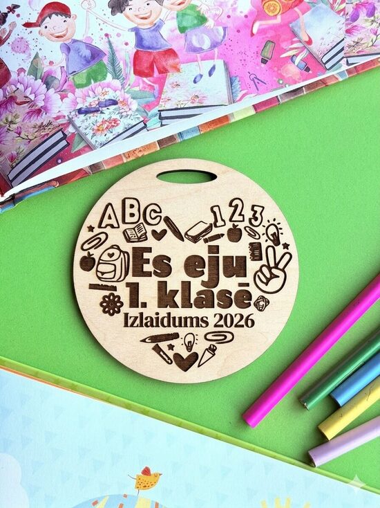 Personalizētas koka medaļas- bērnudārza izlaidumam