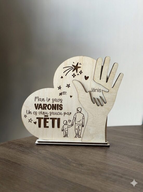 Sirds dekors no koka TĒTIM