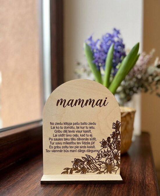 Dāvana Mātes dienā, personalizēts dekors 