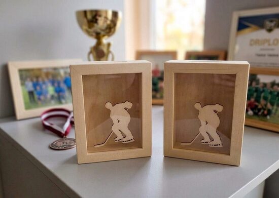 Personalizēta koka krājkase 
