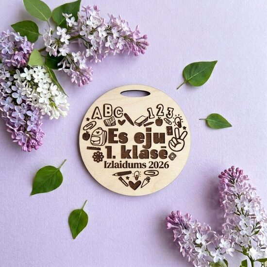 Personalizētas koka medaļas- bērnudārza izlaidumam