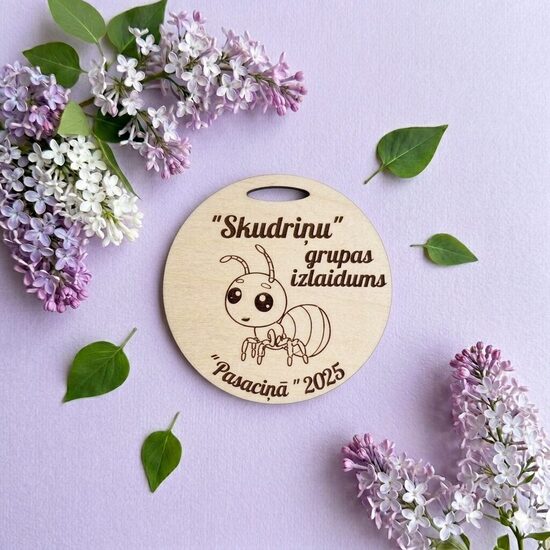 Personalizētas koka medaļas- bērnudārza izlaidumam