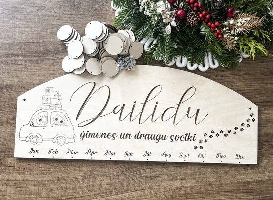 Dzimšanas dienu kalendārs, kaķi un auto 