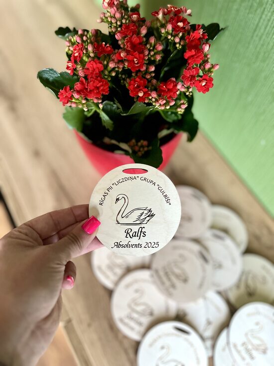 Personalizētas koka medaļas- bērnudārza izlaidumam