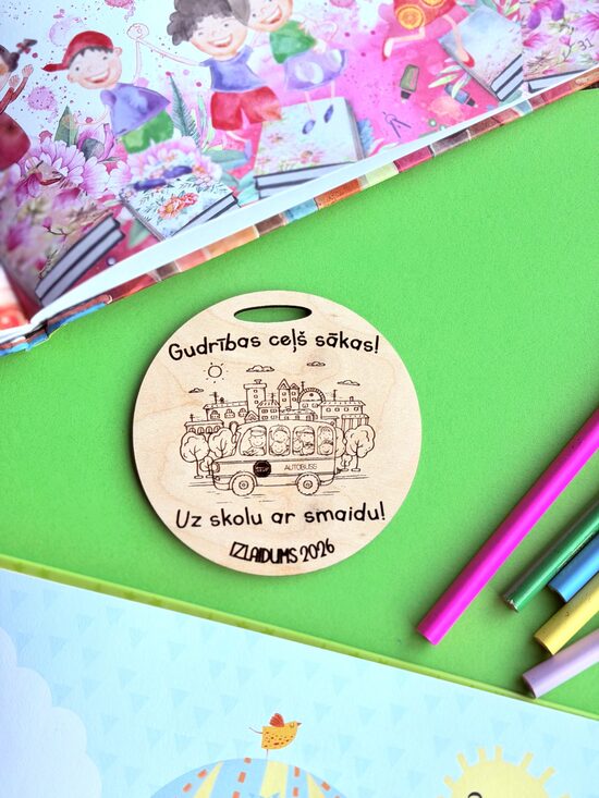 Personalizētas koka medaļas- bērnudārza izlaidumam