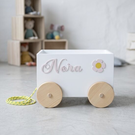 Personalizēta mantu kaste(ar puķīti )
