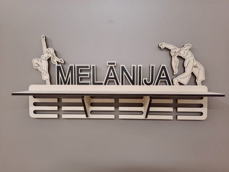 Personalizēts koka medaļu stends-Laikmetīgā deja 