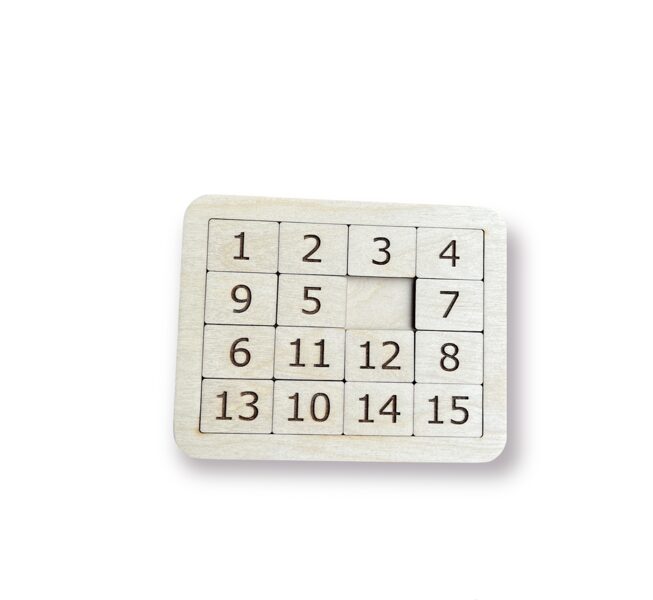 Wooden number game