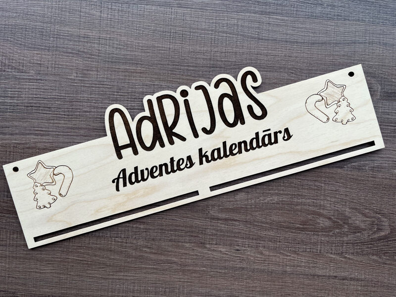 Personalizēts Adventes kalendārs